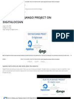 DEPLOY YOUR DJANGO PROJECT ON DIGITALOCEAN Blearningclub