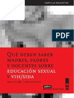 Educación Sexual para Madres, Padres y Docentes