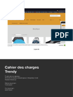 Cahier Des Charges Trendy