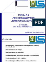 Unidad I Procesos Administrativos