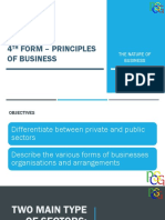 4th Form - POB - Business Sectors and Legal Structures
