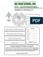 Assessment Booklet