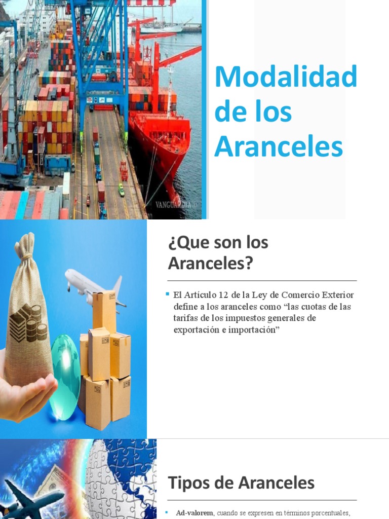 Modalidades y Tipos de Aranceles | PDF