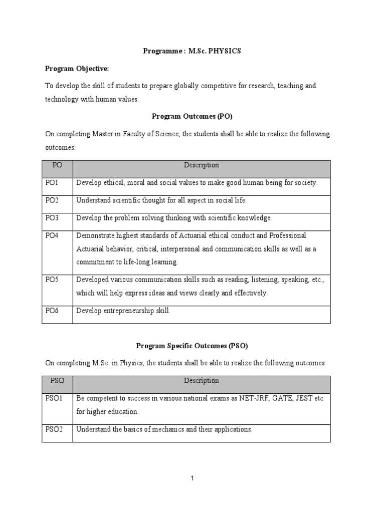 M.Sc. Physics Program Overview | PDF | P–N Junction | Radar
