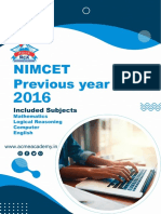 NIMCET Papers