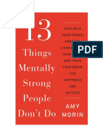 13 Coisas Que As Pessoas Mentalmente Fortes Não Fazem Retirar Seu Poder Abraçar Mudar Enfrentar Seus Medos e