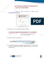 Descarga Certificado Curso