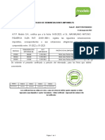 Certificado de Remuneraciones AFPModelo