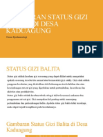 Gambaran Status Gizi Balita Di Desa Kaduagung