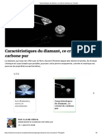 Caractéristiques Du Diamant, Ce Cristal de Carbone Pur - Dossier