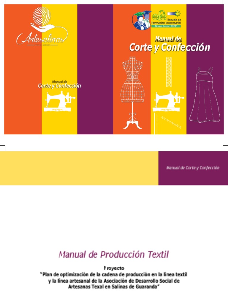 Manual Corte y Confeccion Uniformes | PDF | Máquina de coser | Herramientas