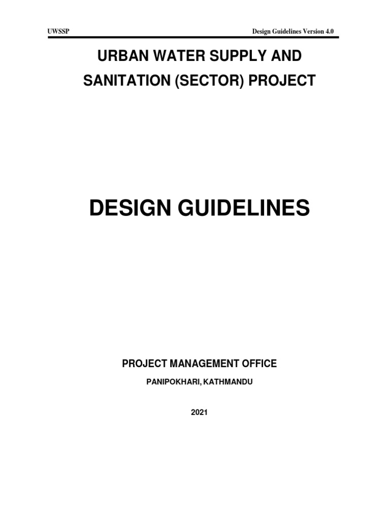 DWSSM Urban Water Supply and Ssanitation | PDF | Water Purification | Pump