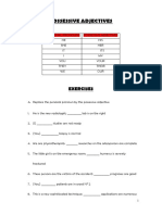 Possessive Adjectives and Object Pronouns