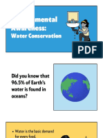 Environmental Awareness Water Conservation
