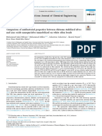 Comparison of Antibacterial Properties Between Chitosan Stabilized