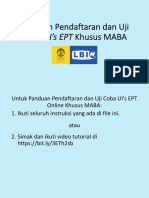 Panduan Pendaftaran Dan Uji Coba UIs EPT Khusus MABA v0.4