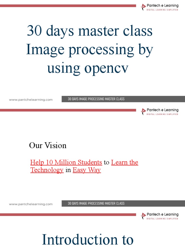 Master Computer Vision with OpenCV | PDF | Computer Vision | Artificial ...