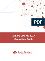 Zte 5g Cpe Mc801a Operation Guide