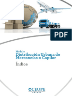 Índice Del Módulo - Distribución Urbana de Mercancías o Capilar