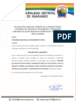 17.12. Opinión Técnica Del Sistema de Tratamiento