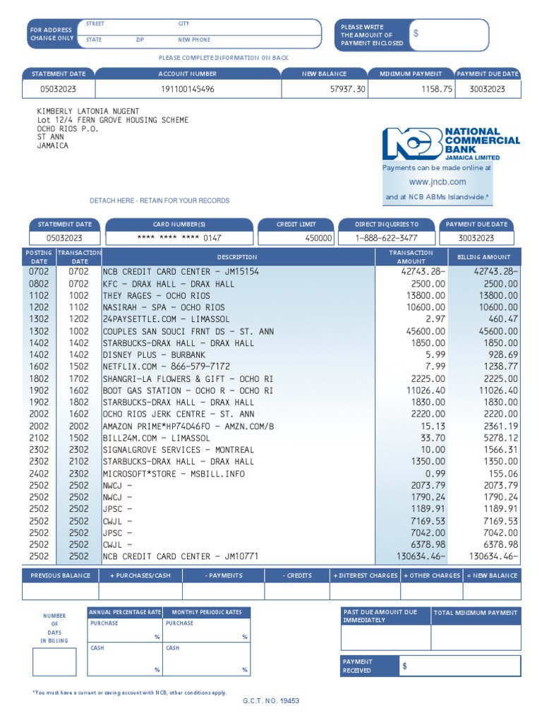 ncb-visa-platinum-statement-summary-pdf-credit-card-payments