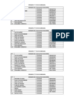 Número de Celular de Docentes 2023 de Primro y Quinto