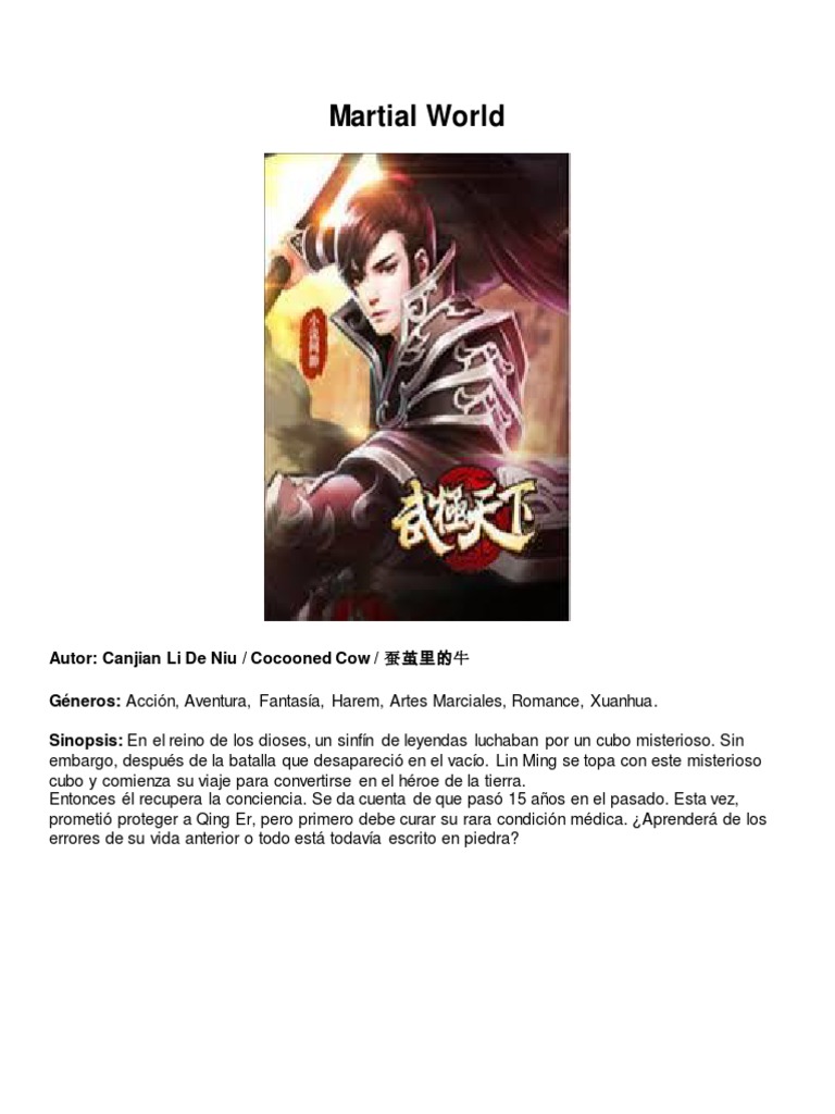 Viaje de Lin Ming en Martial World | PDF | Demonios | Relámpago