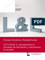 Act 3 Procesos Educativos y Realidad Escolar