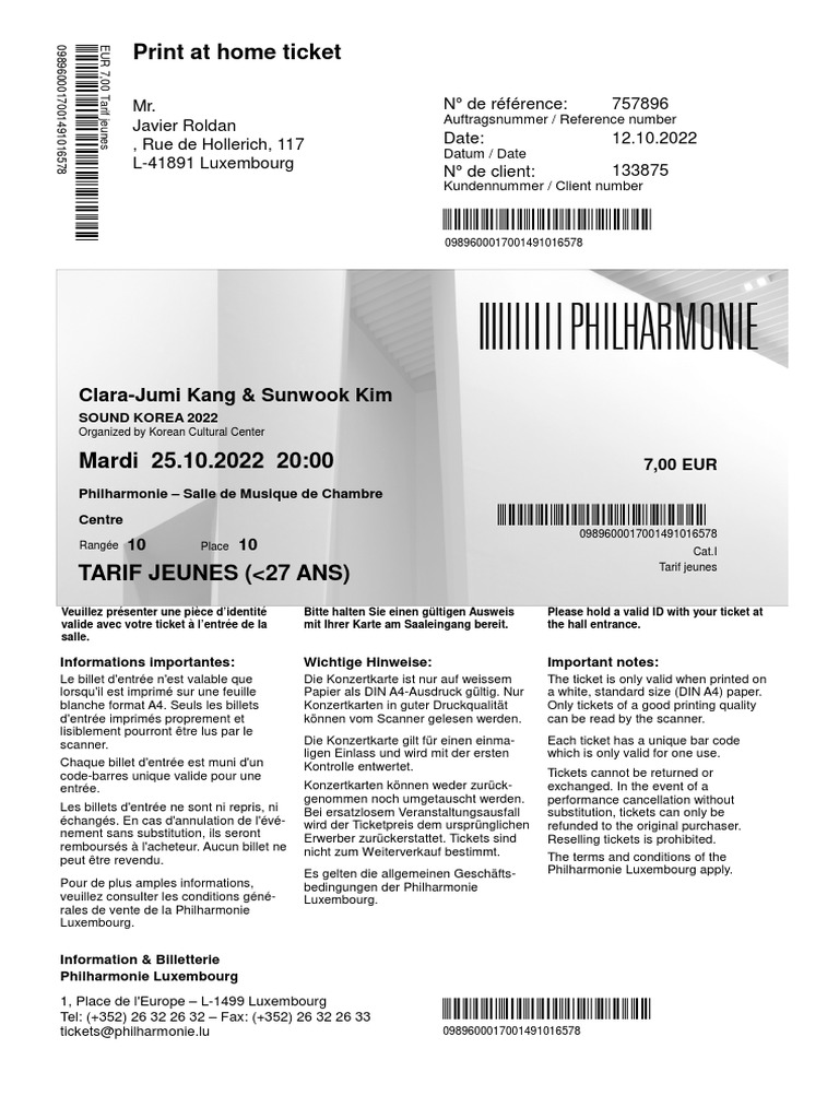 Print at Home Ticket 757896 PDF