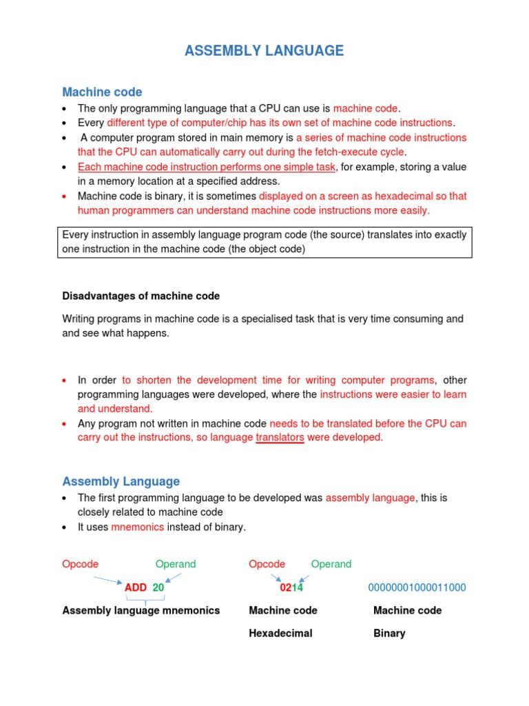Assembly Language | PDF | Assembly Language | Computer Program