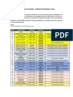 Informe de Avance