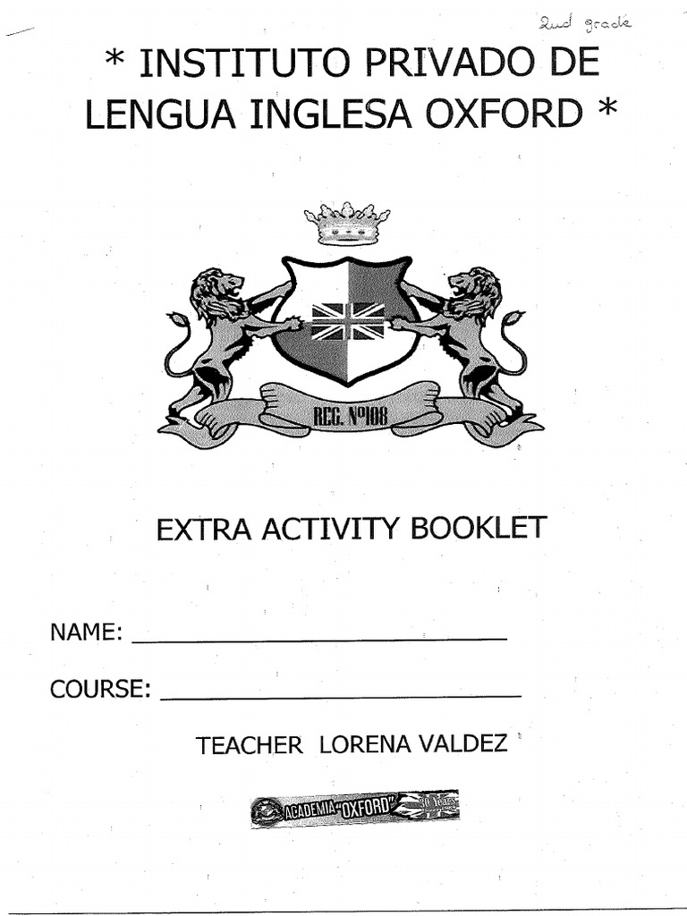 2nd Grade Booklet | PDF