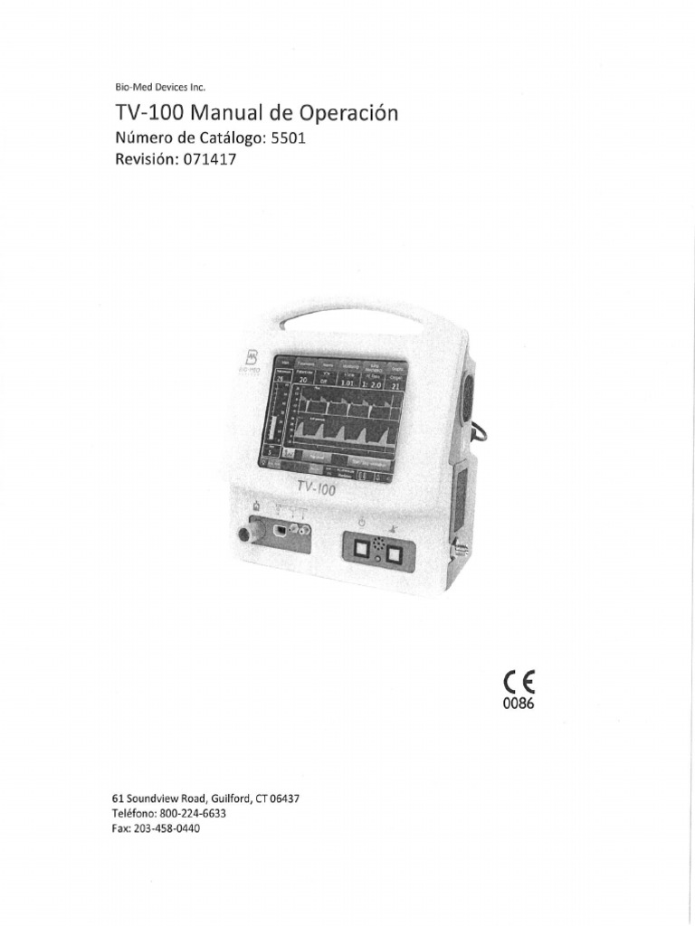 Manual de Uso Tv-100 Español | PDF