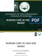 Nursing Care of High Risk Infant