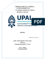Universidad Privada Abierta Lationamericana: Unidad Académica Regional Oruro Bioquímica y Farmacia
