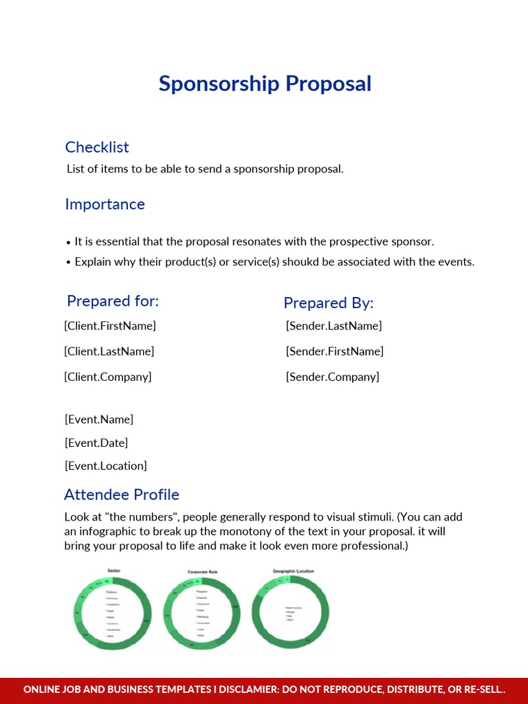 Sponsorship Proposal Template | PDF | Communication | Cognitive Science