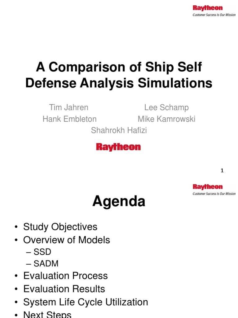 SADM vs. SSD: Defense Simulation Analysis | PDF | Space Launch System ...