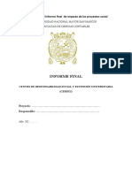 CERSEU Formato de Informe de Proyeccion Social-Fcc