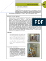 Accidente Por Riesgo Eléctrico: 1. Naturaleza de Los Trabajos