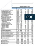 Cotizacion Ferreteria Hospital SJL