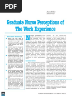 Garduate Nurse Perceptions of The Work Experience