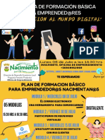 Afiche Programa de Formacion. Incorporacion Al Mundo Digital