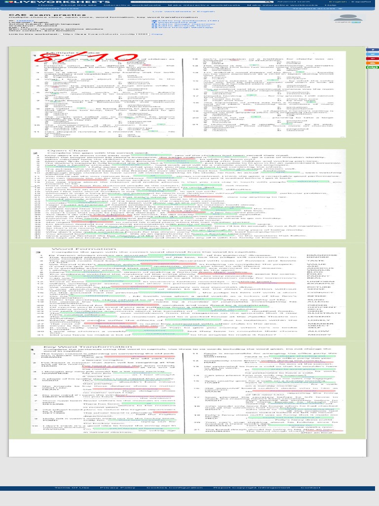 Advanced English Exam Prep | PDF