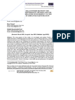 Análisis de La Relación Entre El Desarrollo de Criterios de Desempeño y Desempeño Laboral, Inglés