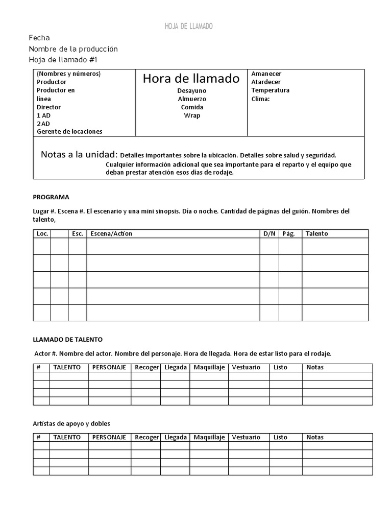 Plantilla Hoja de Llamado 2 PDF