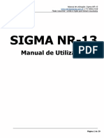 Manual Sigma NR-13