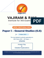 Prelim Test 2023 Paper I General Studies G.S - V2 1