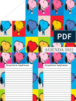 Agenda Snoopy A5 2022