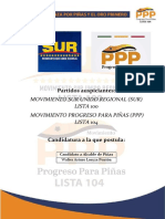 ALCALDES MUNICIPALES-POR PIÑAS Y EL ORO PRIMERO-Plan-Trabajo