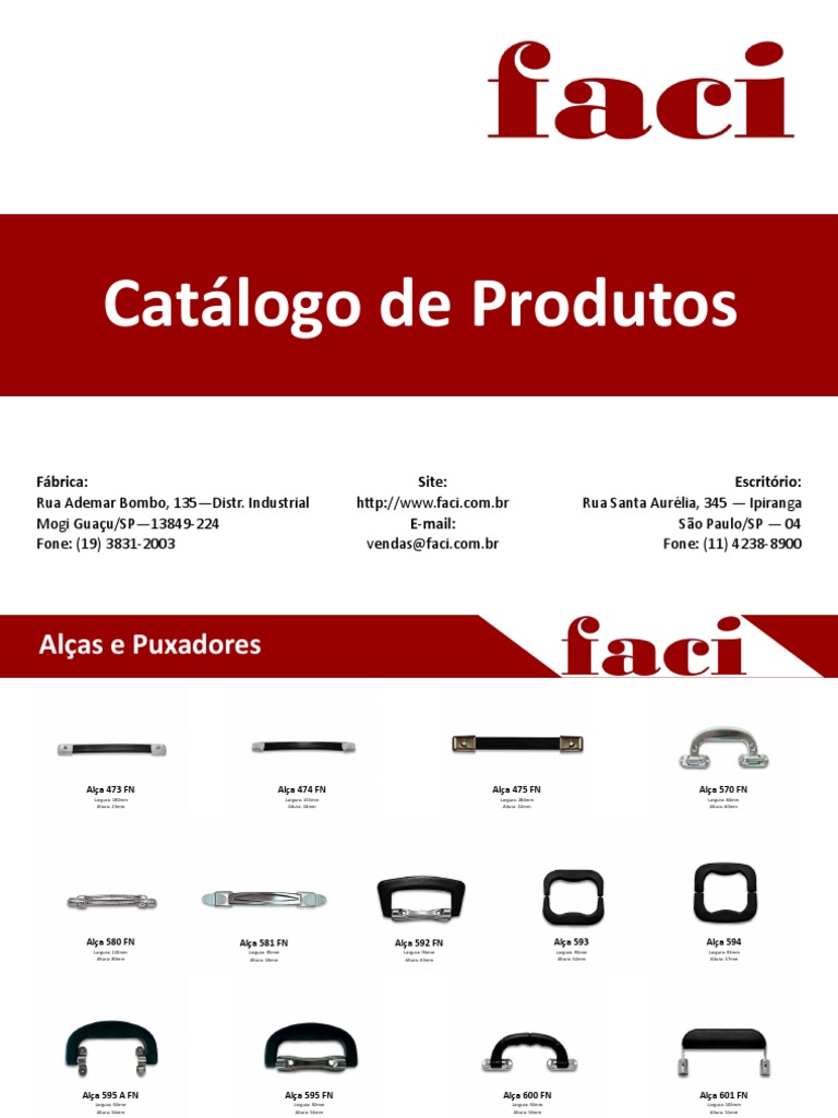 Novo Catálogo FACI | PDF